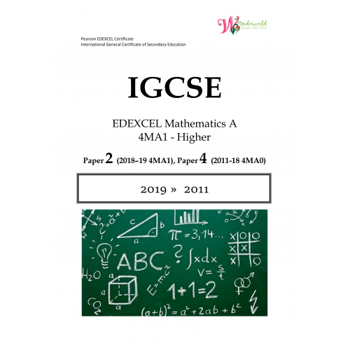 Mathematics A 4MA1 | Paper 4